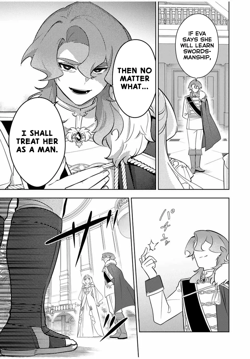 Koujo Tensei: Densetsu no Dai Madoushi (♂), Hime Kishi to Narite Densetsu no Reijou Kishidan o Tsukuri Musou Suru Chapter 4 page 9 - 
