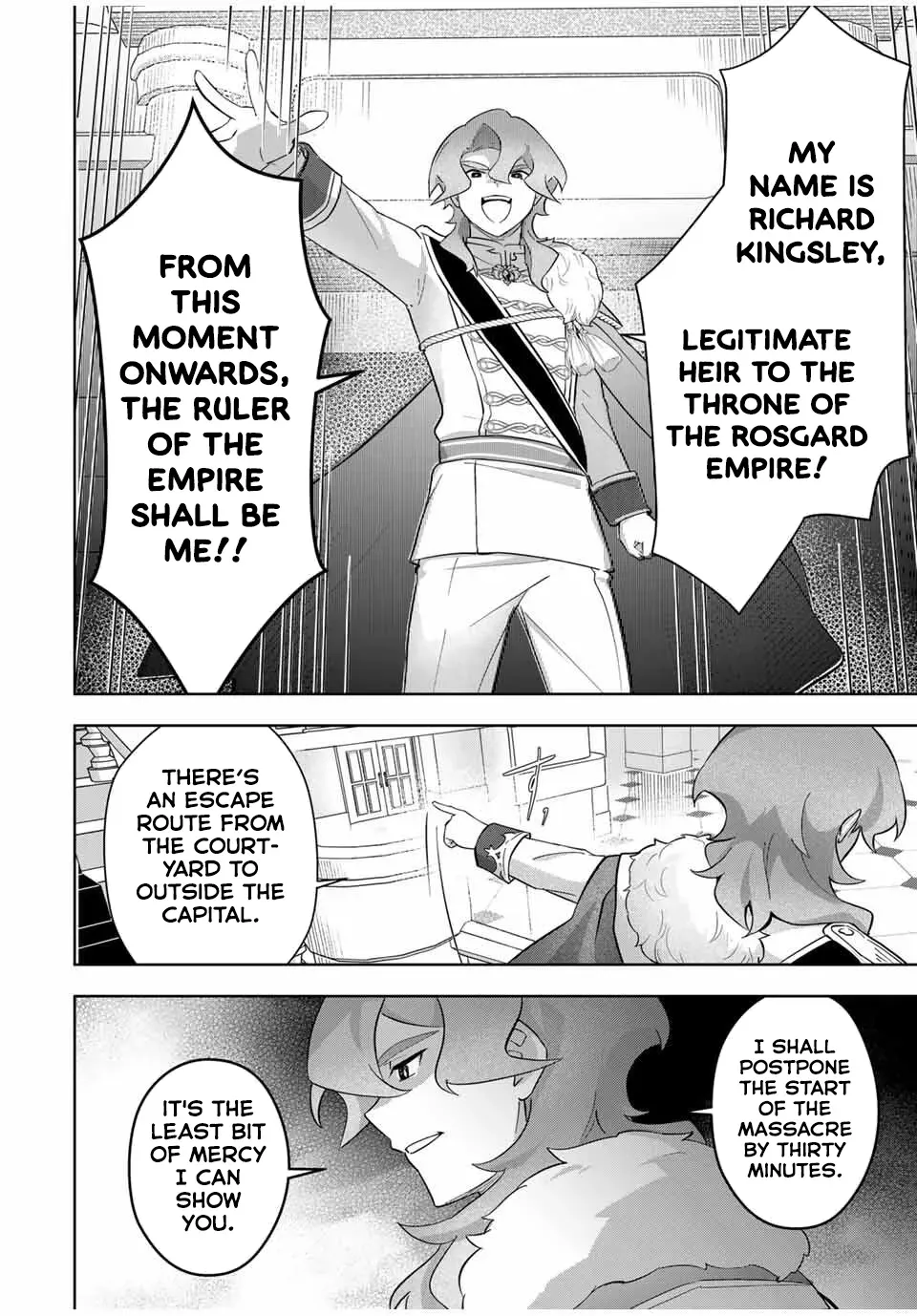 Koujo Tensei: Densetsu no Dai Madoushi (♂), Hime Kishi to Narite Densetsu no Reijou Kishidan o Tsukuri Musou Suru Chapter 5 page 12 - 