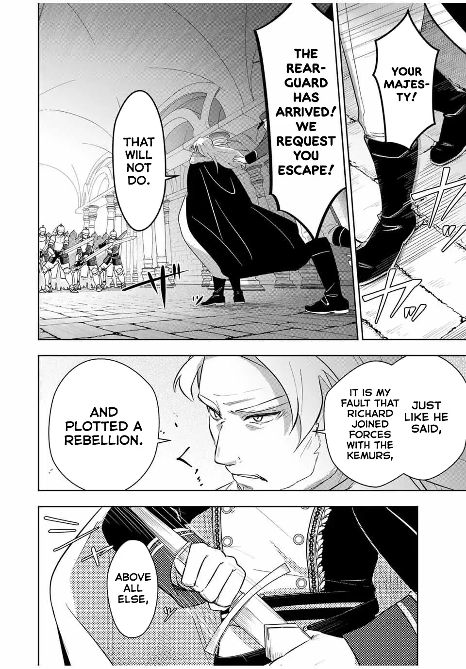 Koujo Tensei: Densetsu no Dai Madoushi (♂), Hime Kishi to Narite Densetsu no Reijou Kishidan o Tsukuri Musou Suru Chapter 5 page 14 - 
