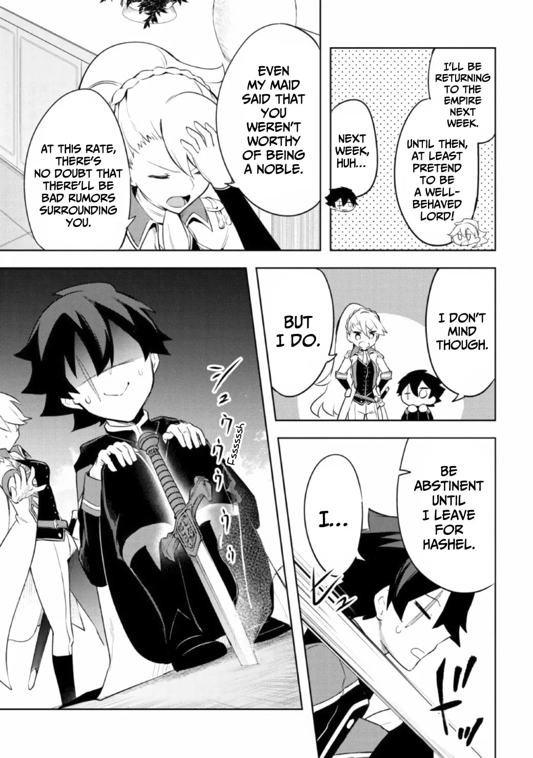 Kuro no Senki: Isekai Teni Shita Boku ga Saikyou na no wa Bed no Ue dake no You desu Chapter 8 page 22 - 