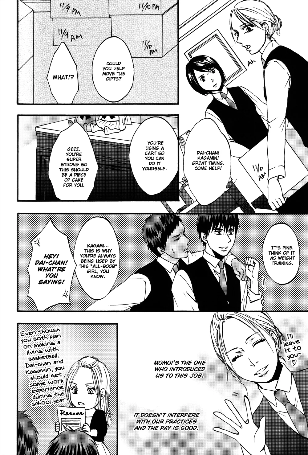 Kuroko no Basuke dj - AK Working Warning Chapter 13 page 2 - 