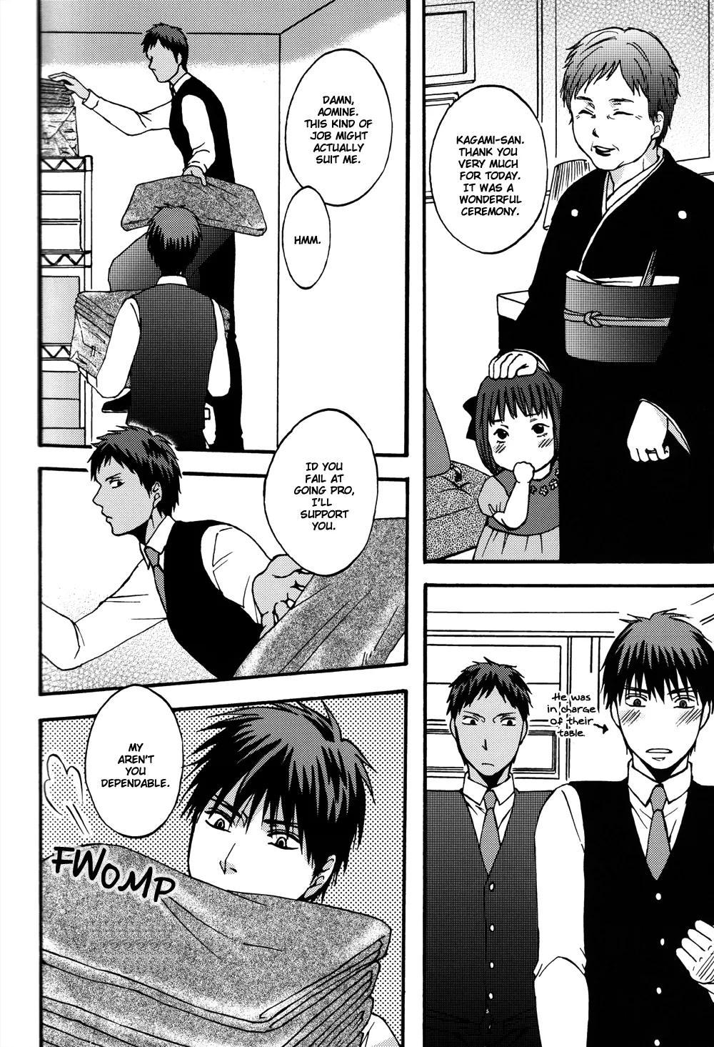Kuroko no Basuke dj - AK Working Warning Chapter 13 page 14 - 