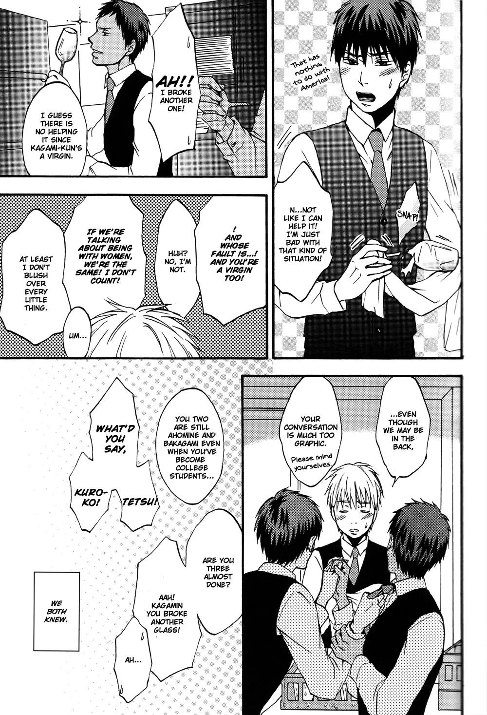 Kuroko no Basuke dj - AK Working Warning Chapter 13 page 5 - 