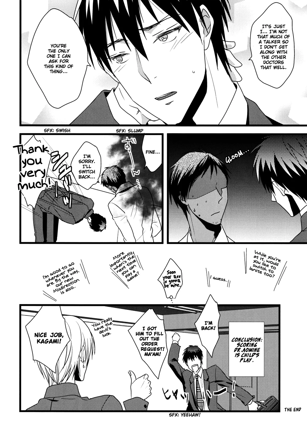 Kuroko no Basuke dj - AK Working Warning Chapter 2 page 10 - 