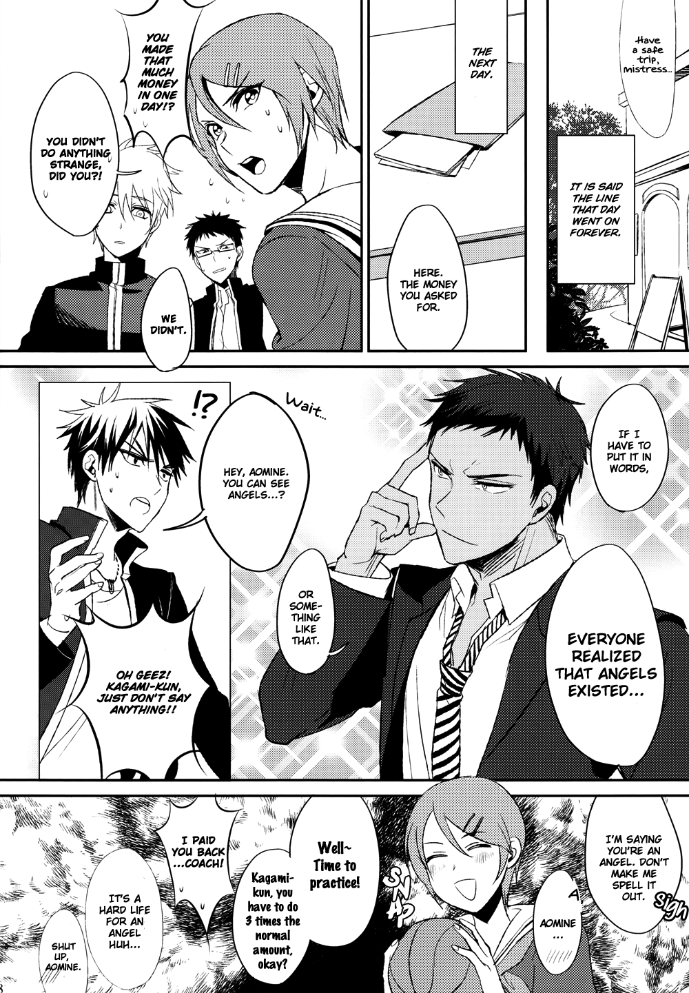 Kuroko no Basuke dj - AK Working Warning Chapter 4 page 4 - 