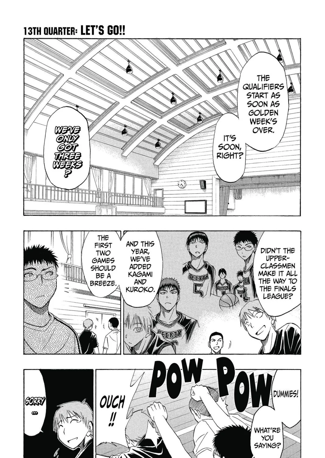 Kuroko's Basketball Chapter 13 page 1 - 