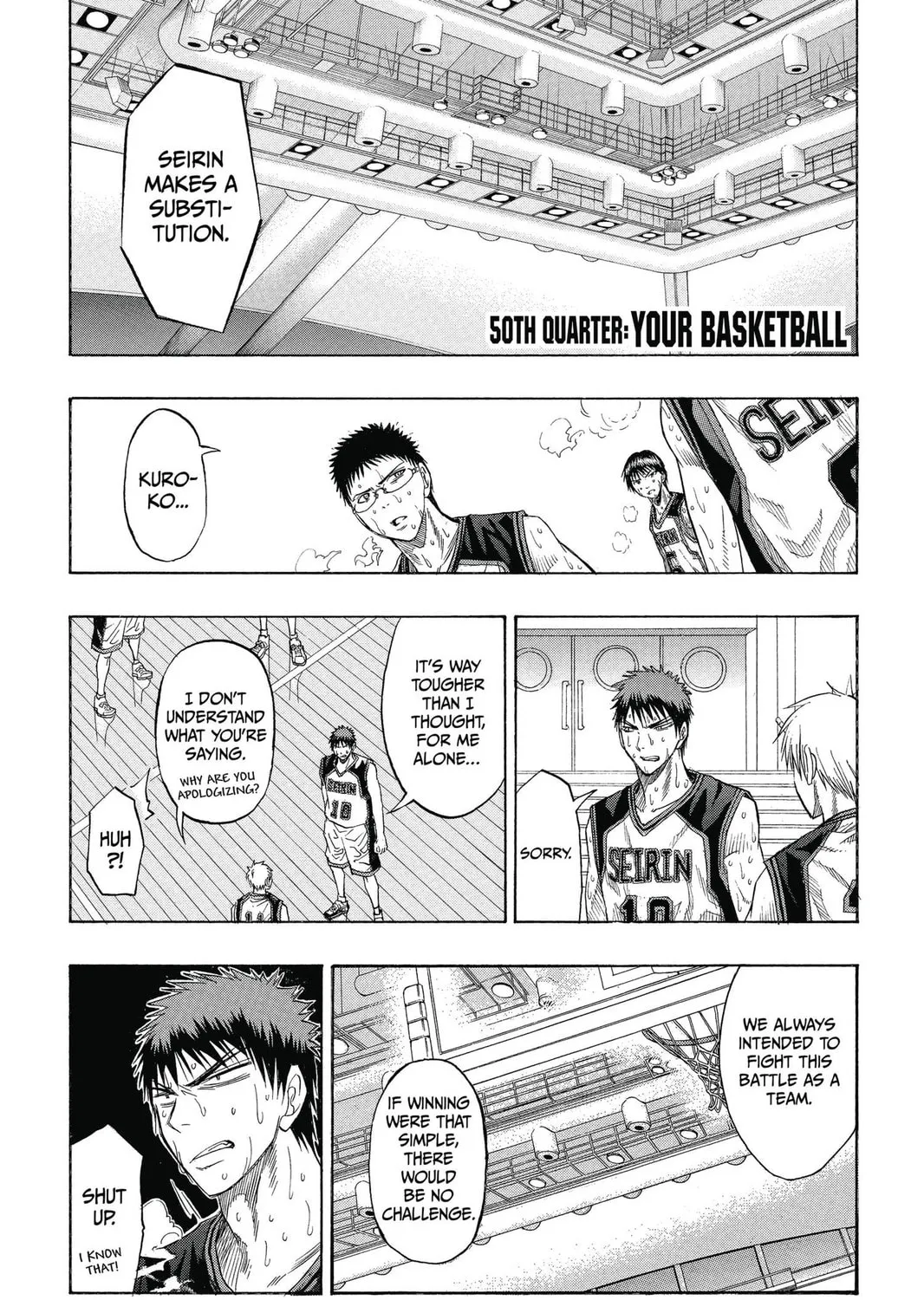 Kuroko's Basketball Chapter 50 page 1 - 