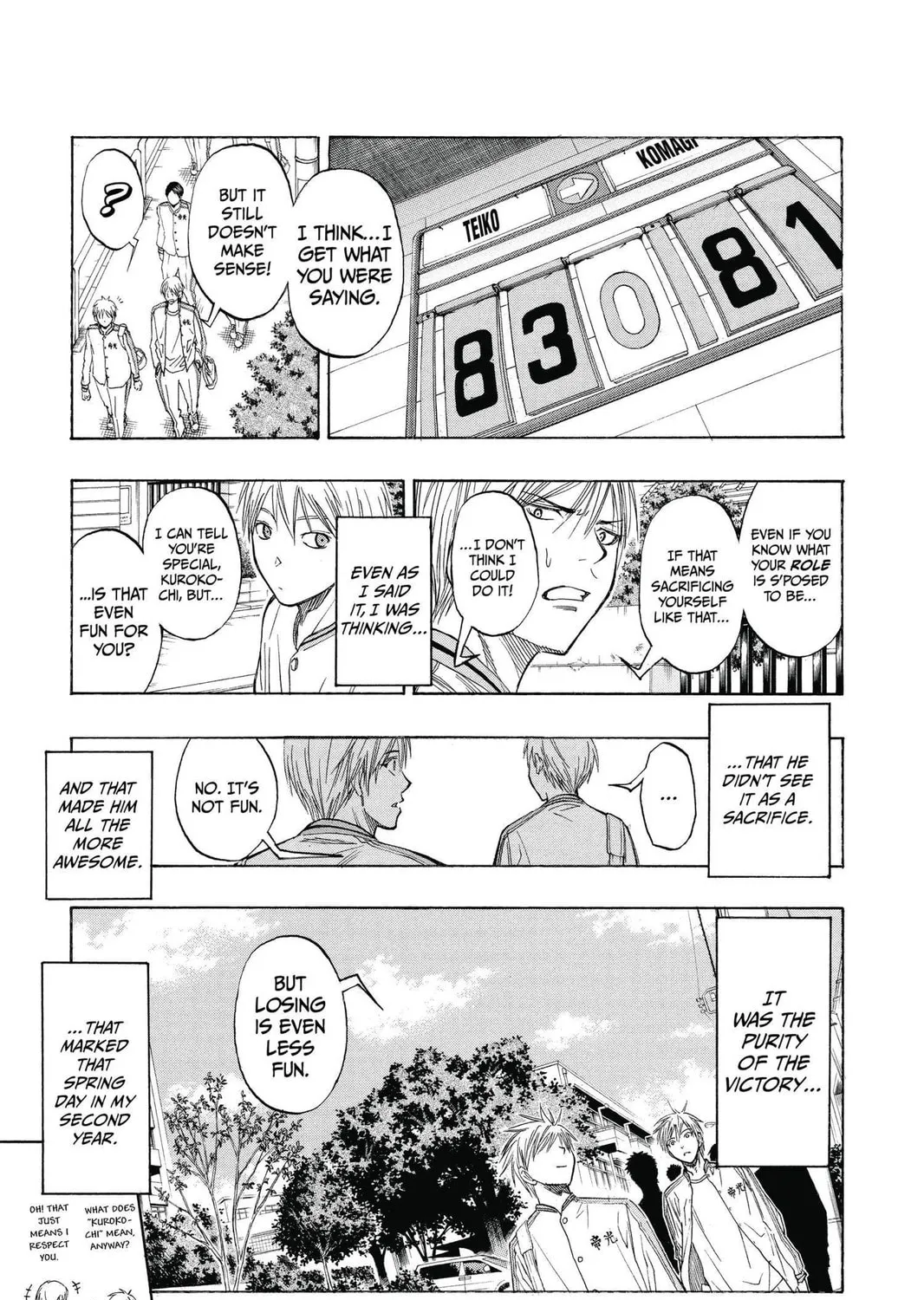 Kuroko's Basketball Chapter 62.5 page 37 - 