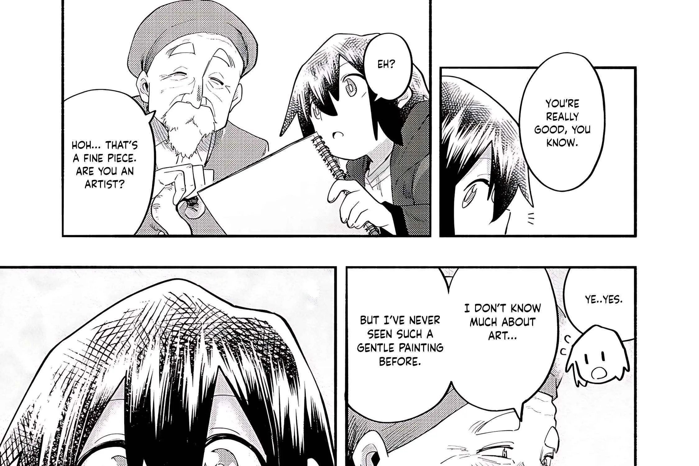 Kyou mo E ni Kaita Mochi ga Umai Chapter 38 page 50 - 