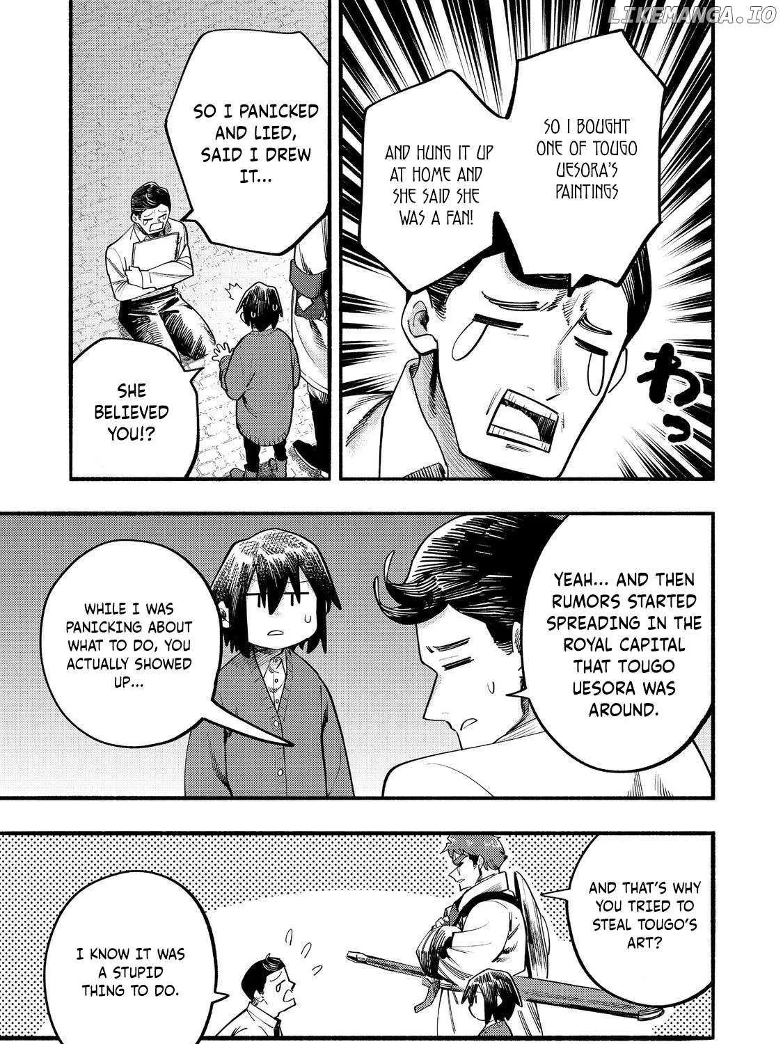 Kyou mo E ni Kaita Mochi ga Umai Chapter 39 page 14 - 