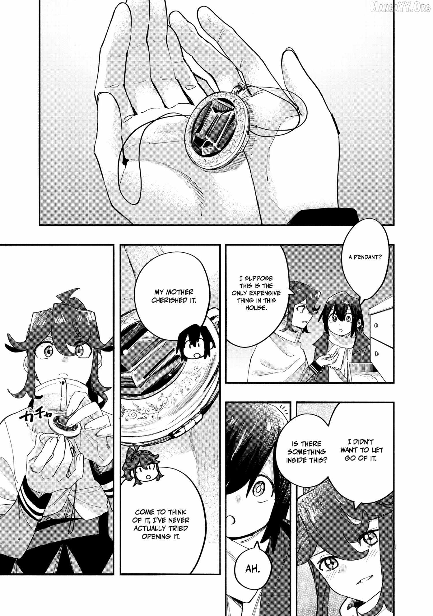 Kyou mo E ni Kaita Mochi ga Umai Chapter 44 page 11 - 