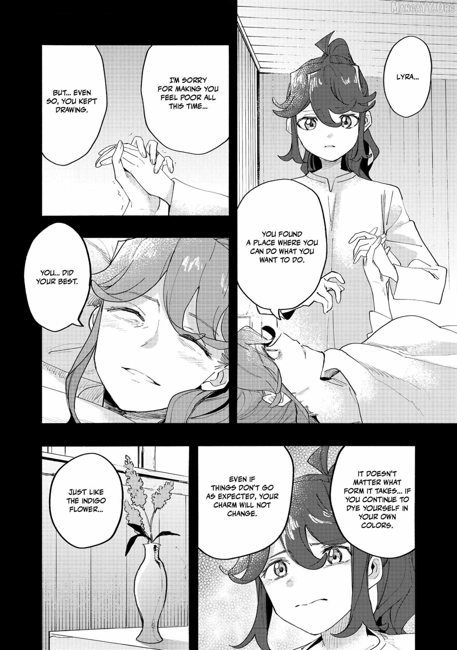 Kyou mo E ni Kaita Mochi ga Umai Chapter 44 page 18 - 