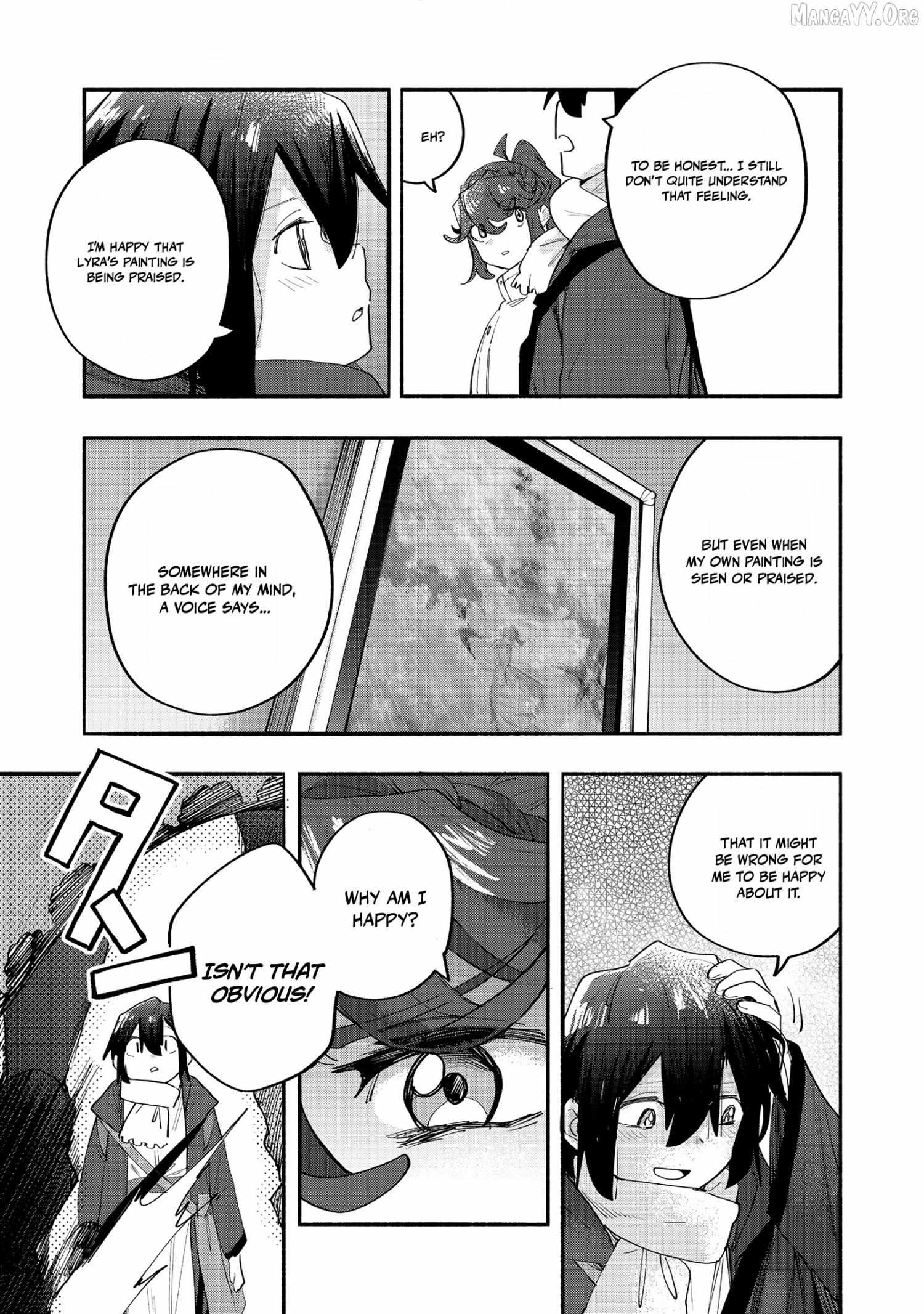 Kyou mo E ni Kaita Mochi ga Umai Chapter 44 page 27 - 
