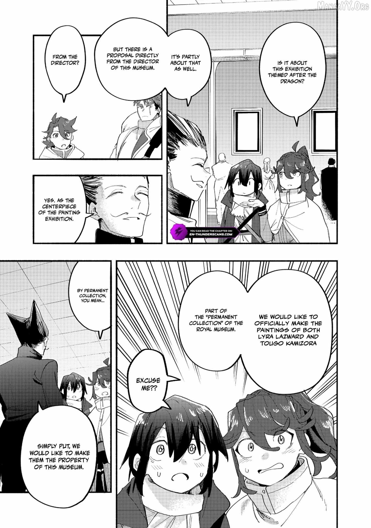 Kyou mo E ni Kaita Mochi ga Umai Chapter 44 page 35 - 