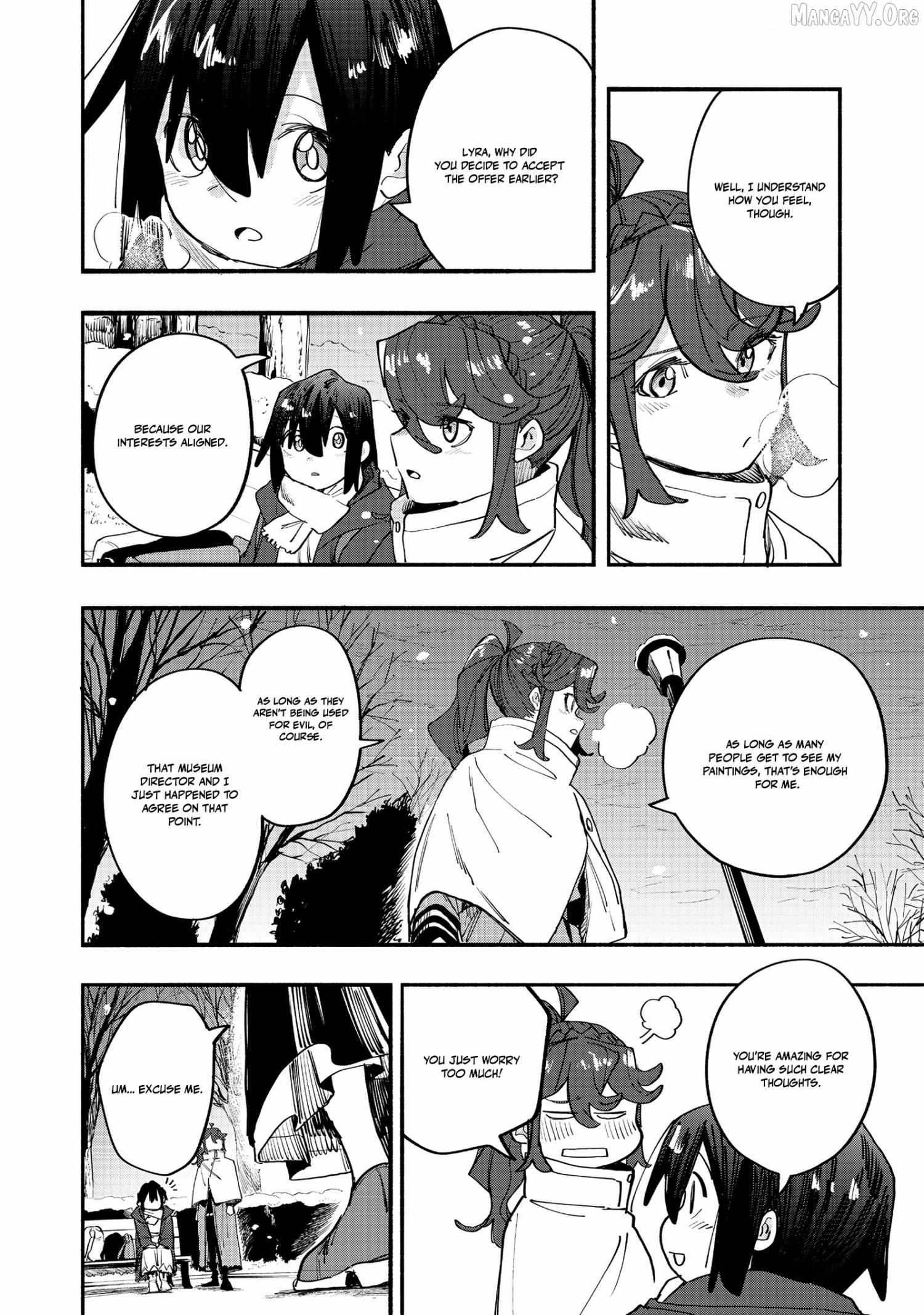Kyou mo E ni Kaita Mochi ga Umai Chapter 45 page 14 - 