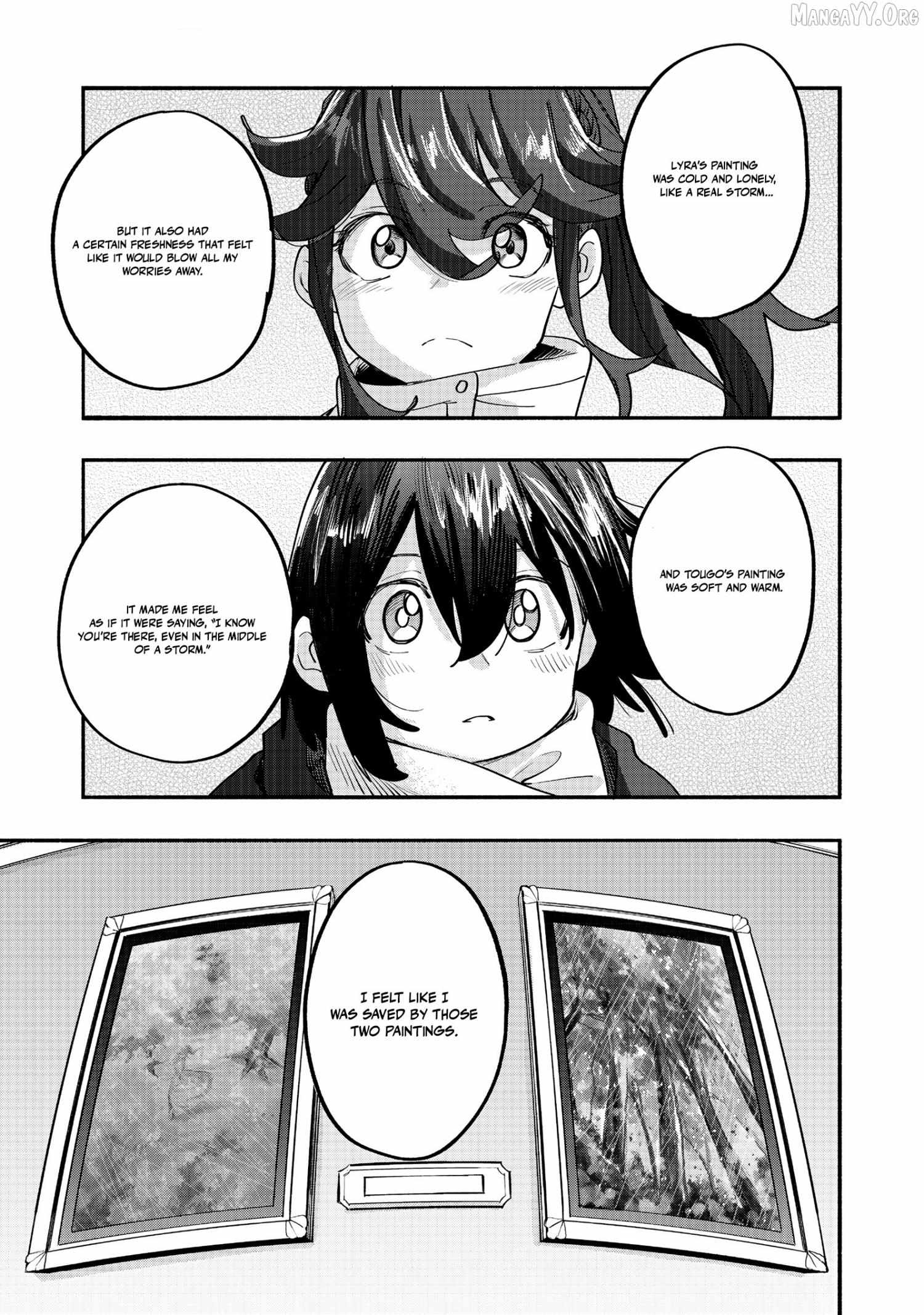 Kyou mo E ni Kaita Mochi ga Umai Chapter 45 page 17 - 