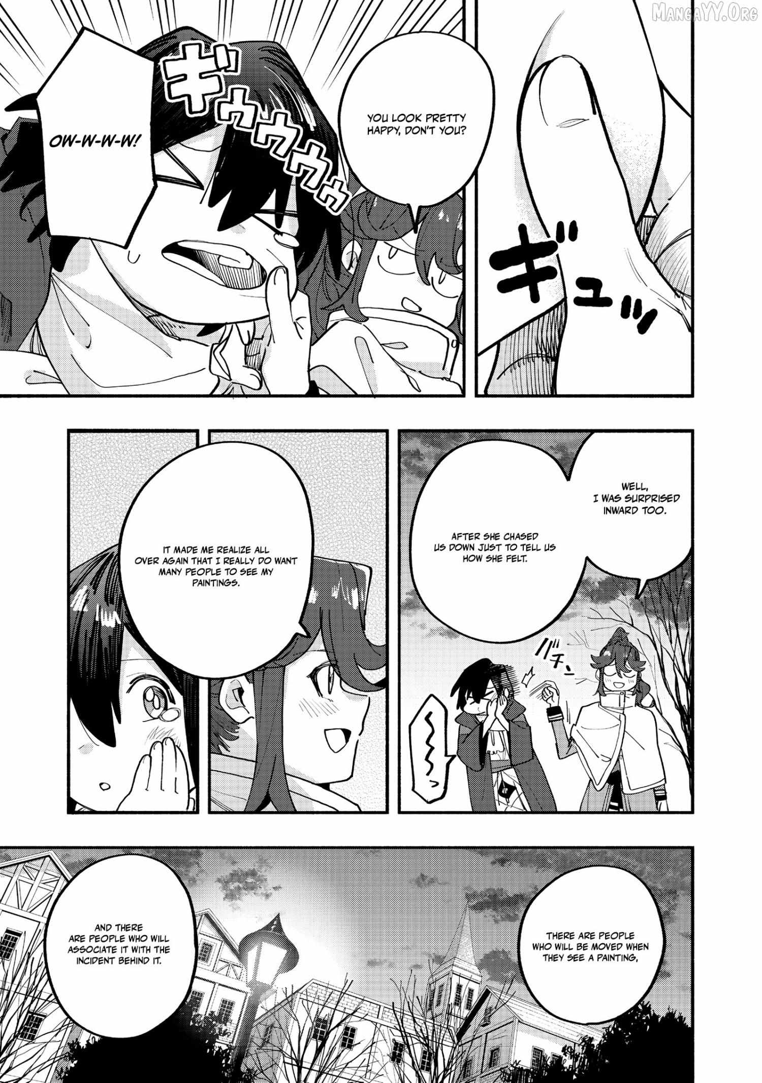 Kyou mo E ni Kaita Mochi ga Umai Chapter 45 page 21 - 