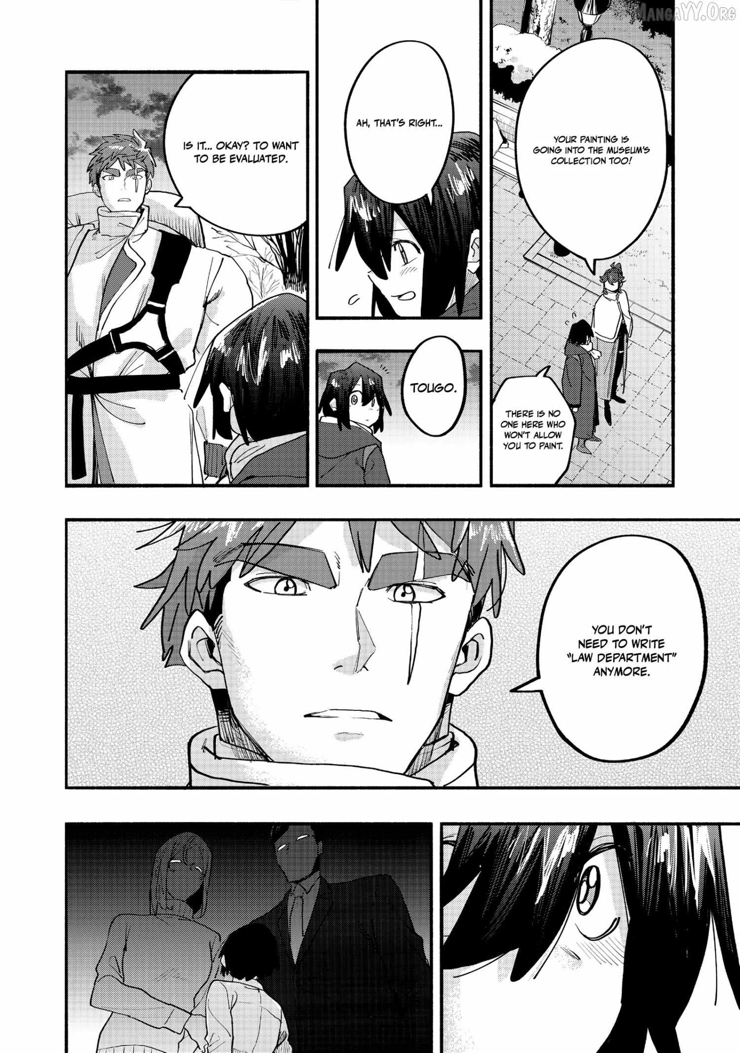Kyou mo E ni Kaita Mochi ga Umai Chapter 45 page 24 - 