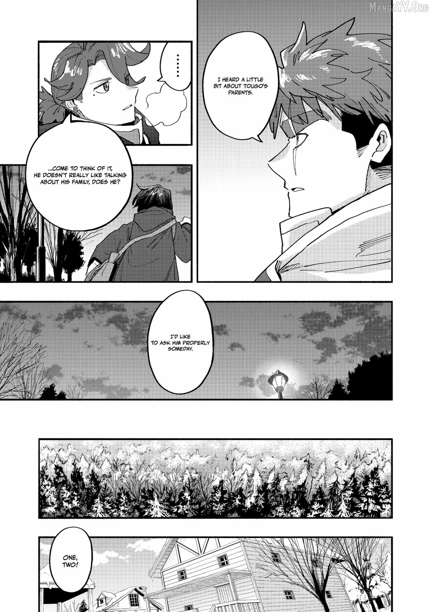 Kyou mo E ni Kaita Mochi ga Umai Chapter 45 page 27 - 