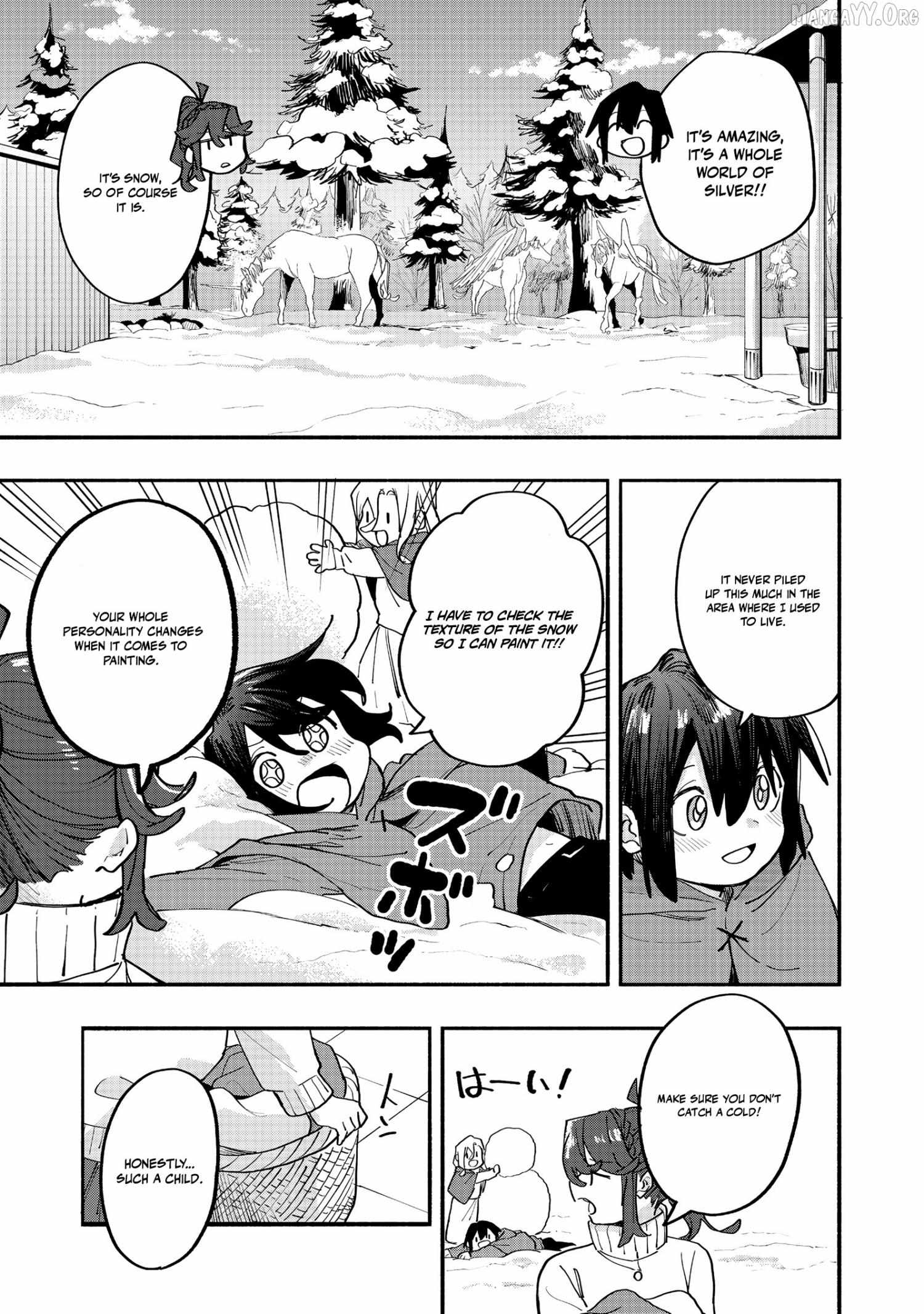 Kyou mo E ni Kaita Mochi ga Umai Chapter 45 page 29 - 
