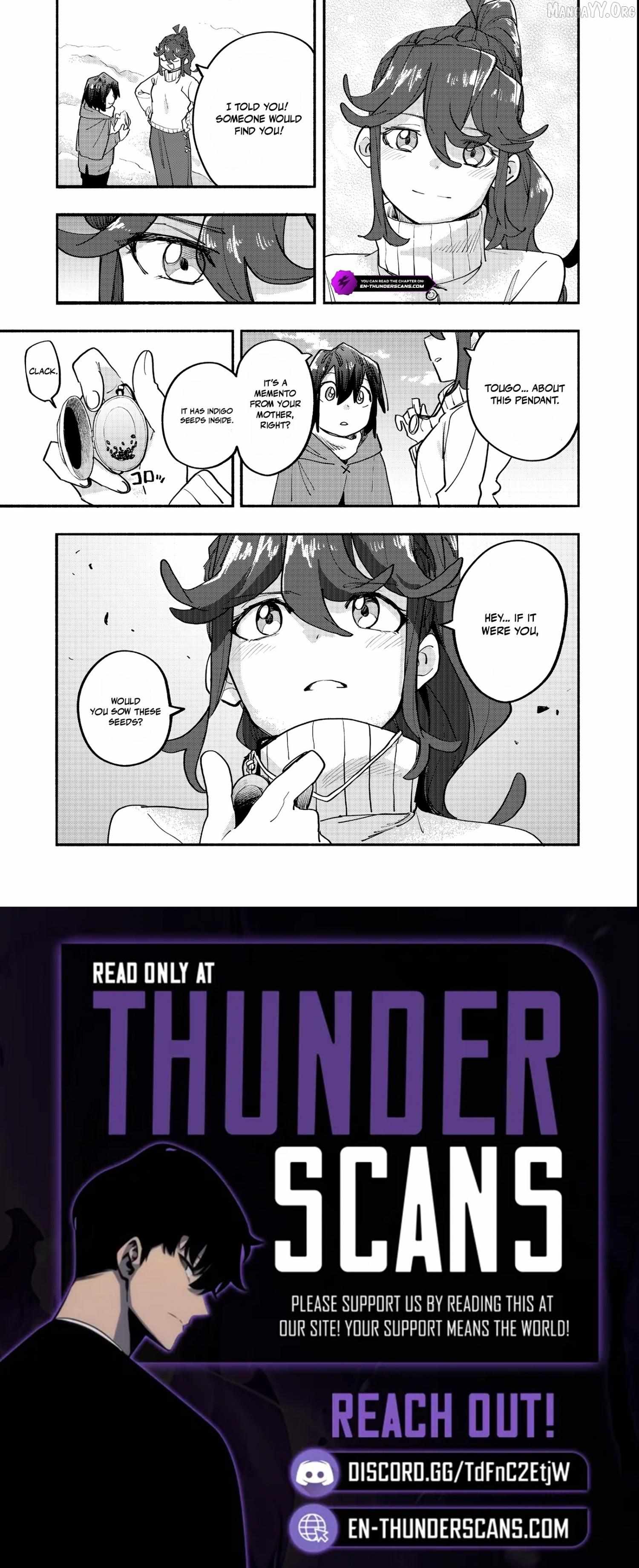 Kyou mo E ni Kaita Mochi ga Umai Chapter 45 page 35 - 