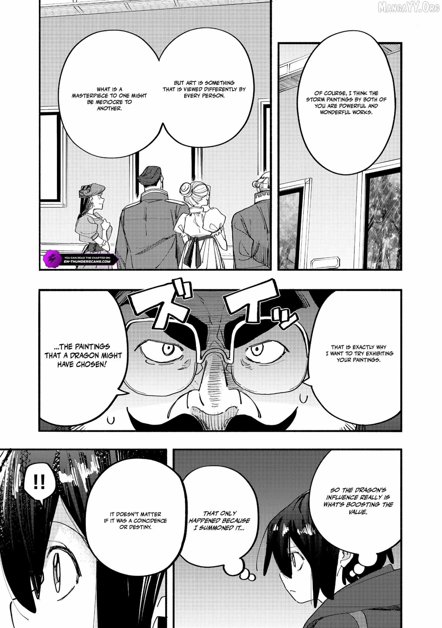 Kyou mo E ni Kaita Mochi ga Umai Chapter 45 page 9 - 