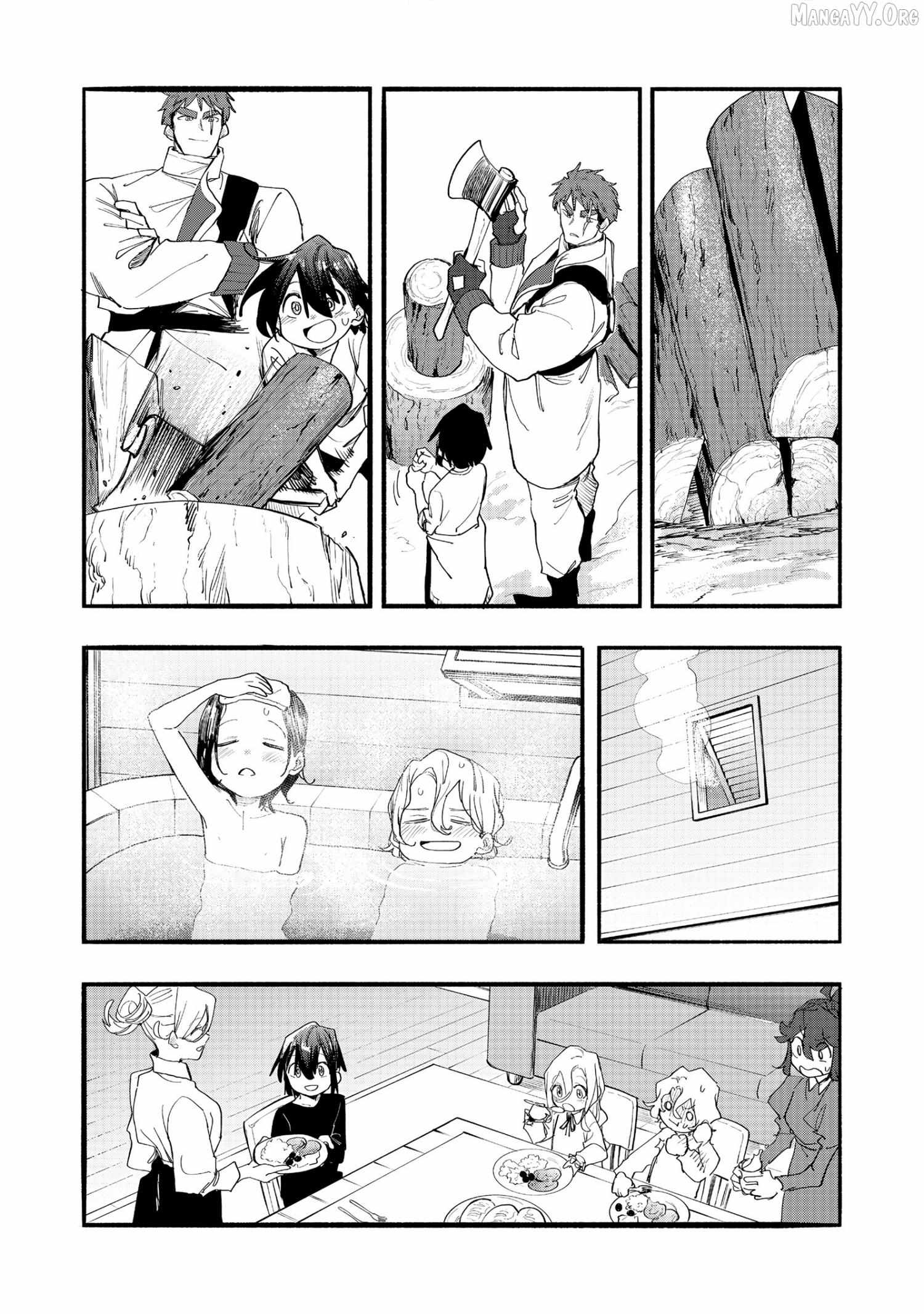 Kyou mo E ni Kaita Mochi ga Umai Chapter 46 page 13 - 