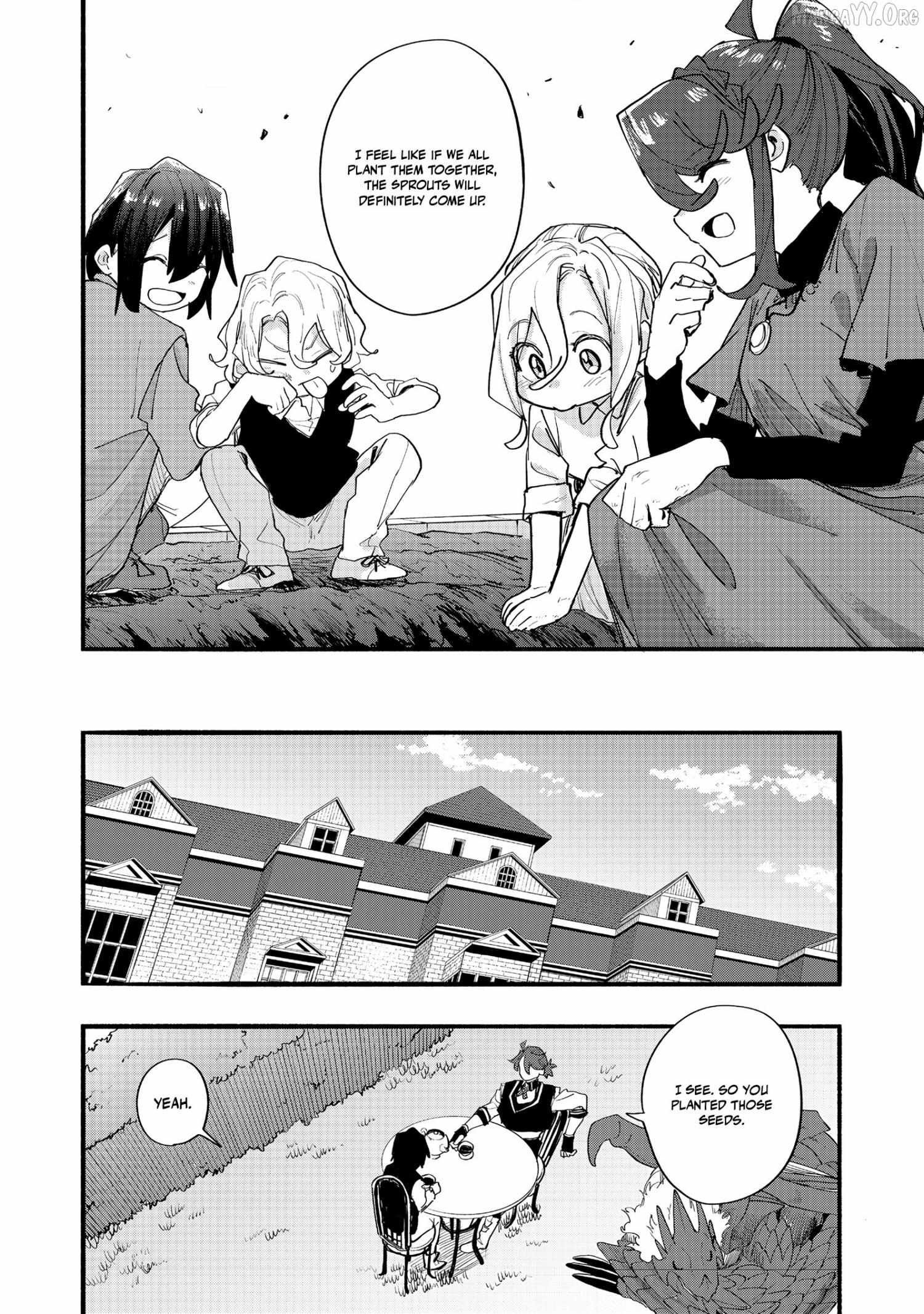 Kyou mo E ni Kaita Mochi ga Umai Chapter 46 page 19 - 
