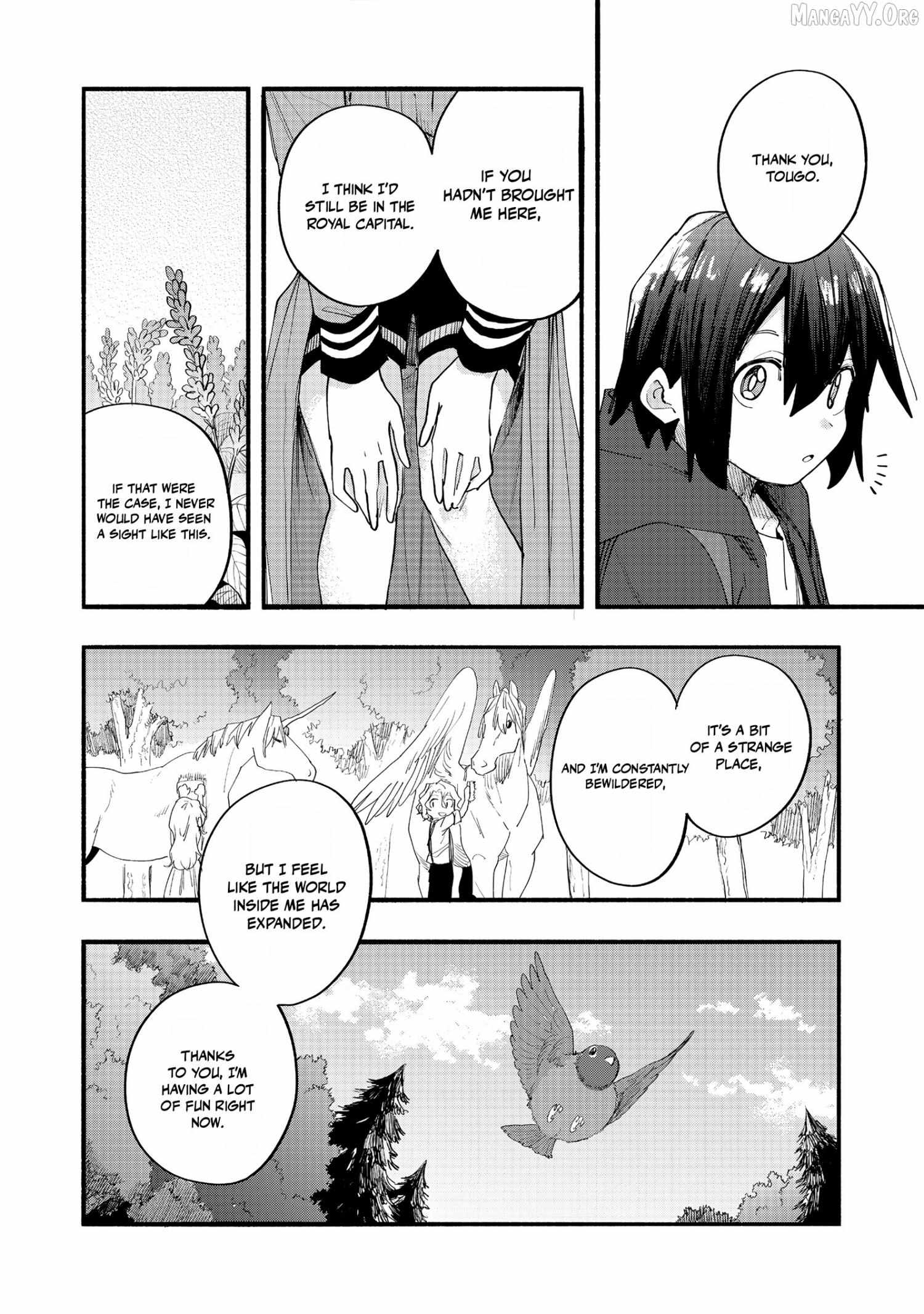 Kyou mo E ni Kaita Mochi ga Umai Chapter 46 page 35 - 