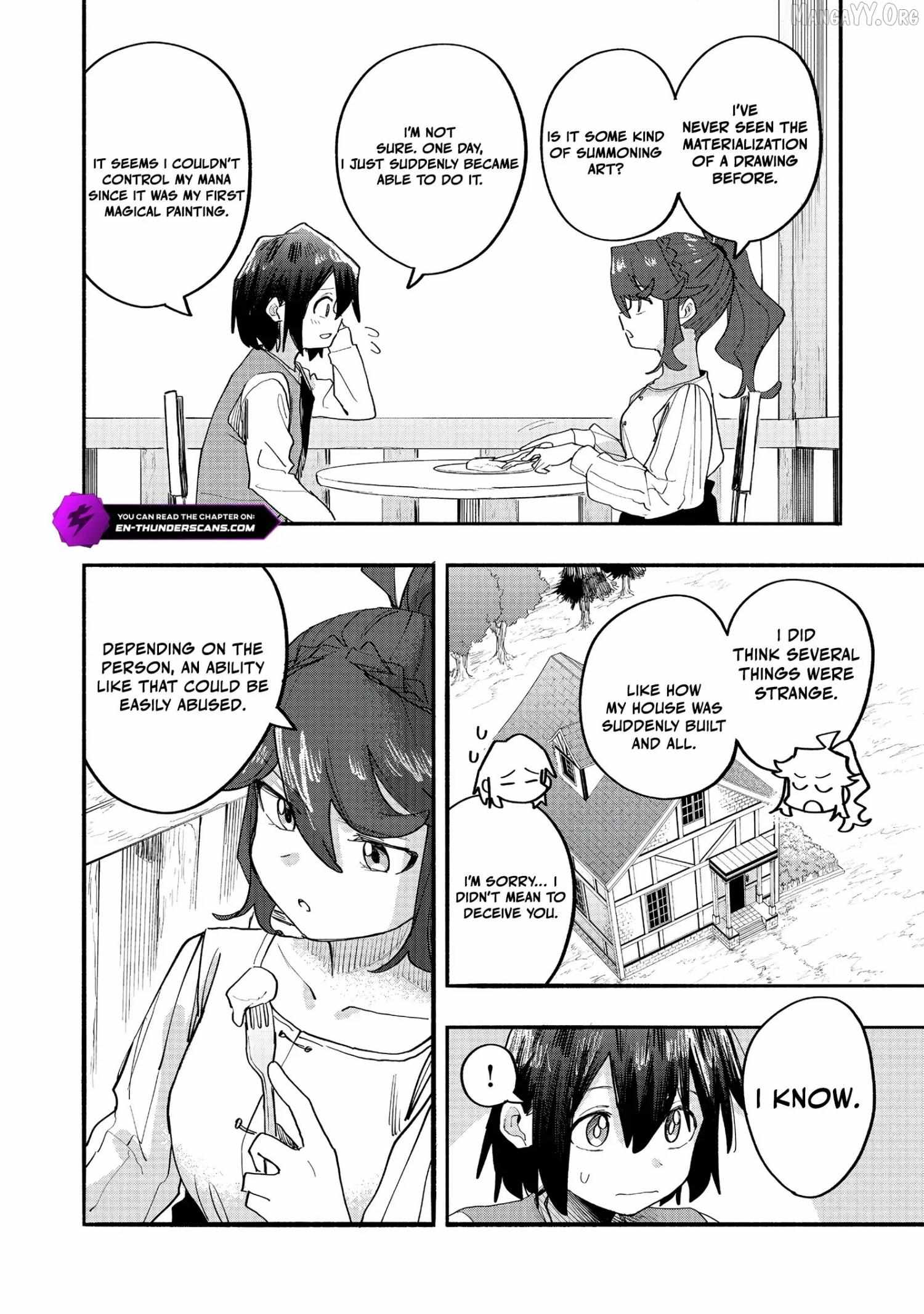 Kyou mo E ni Kaita Mochi ga Umai Chapter 47 page 11 - 