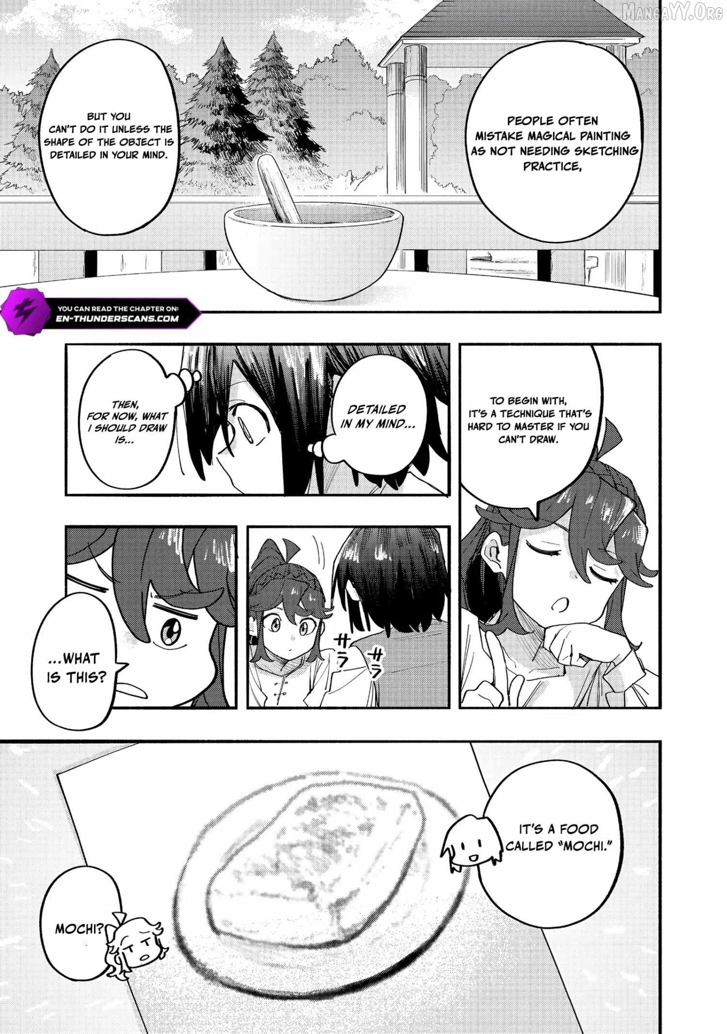 Kyou mo E ni Kaita Mochi ga Umai Chapter 47 page 8 - 