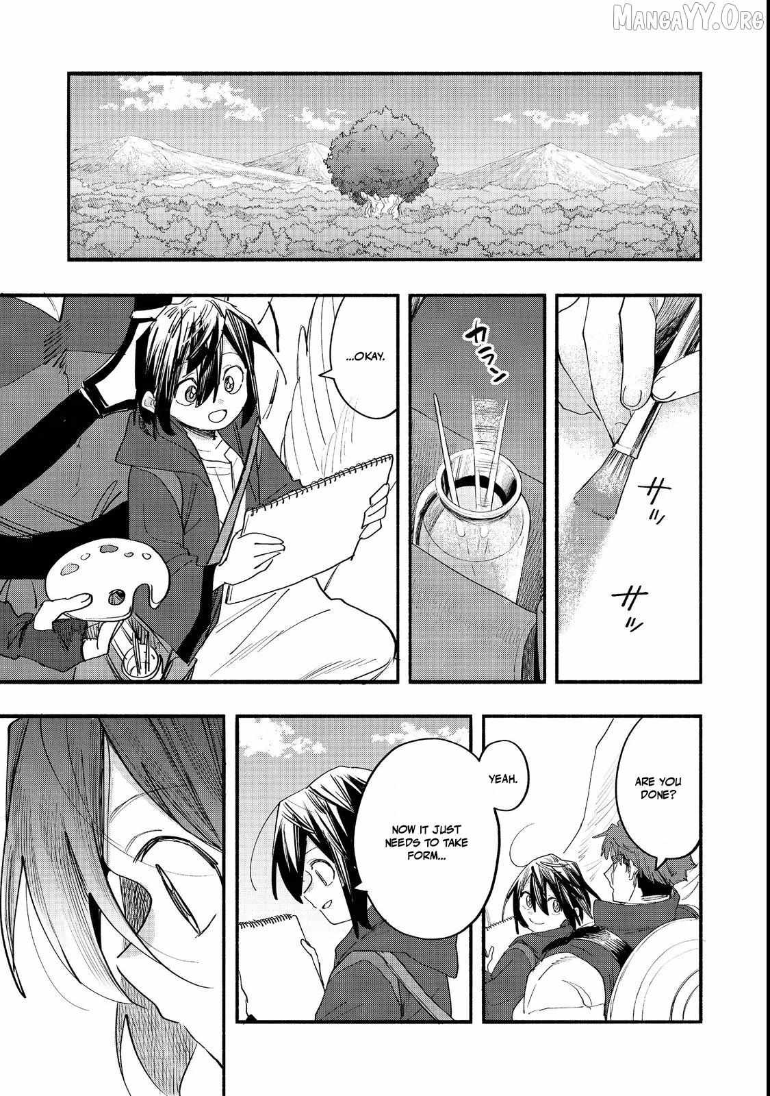 Kyou mo E ni Kaita Mochi ga Umai Chapter 49 page 11 - 