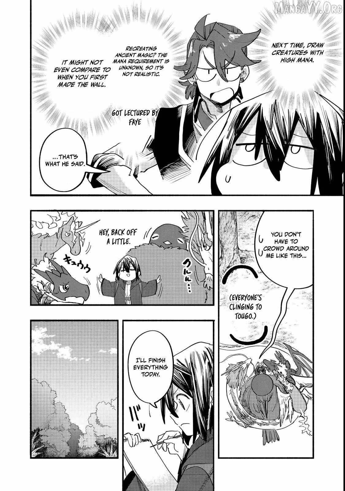Kyou mo E ni Kaita Mochi ga Umai Chapter 49 page 28 - 