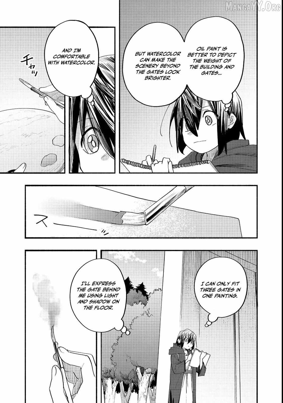 Kyou mo E ni Kaita Mochi ga Umai Chapter 49 page 31 - 