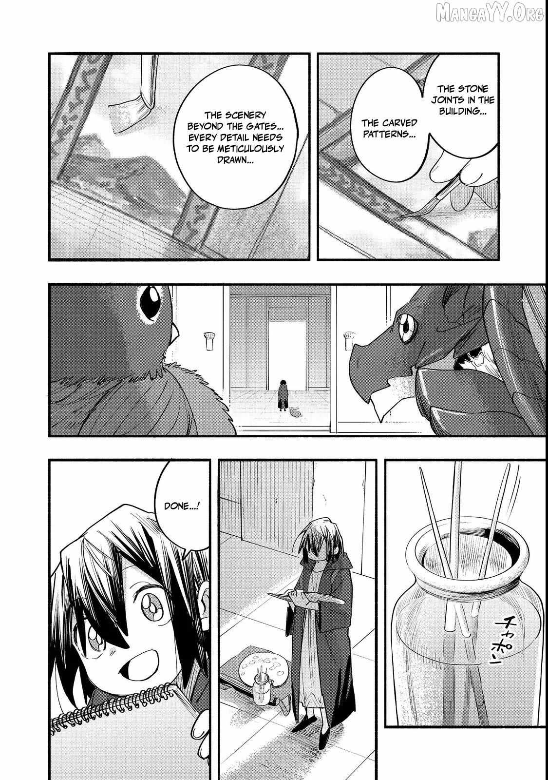 Kyou mo E ni Kaita Mochi ga Umai Chapter 49 page 32 - 