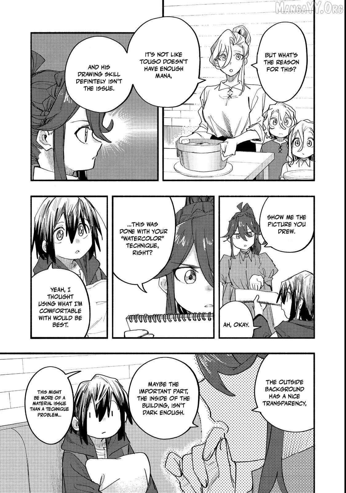 Kyou mo E ni Kaita Mochi ga Umai Chapter 49 page 37 - 