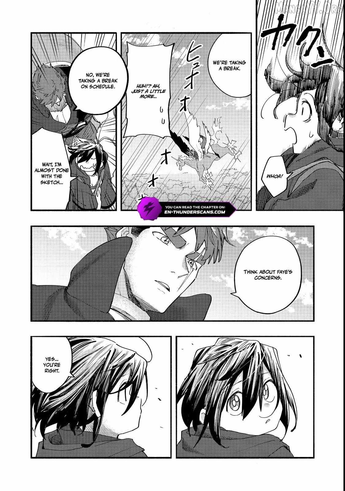 Kyou mo E ni Kaita Mochi ga Umai Chapter 49 page 10 - 