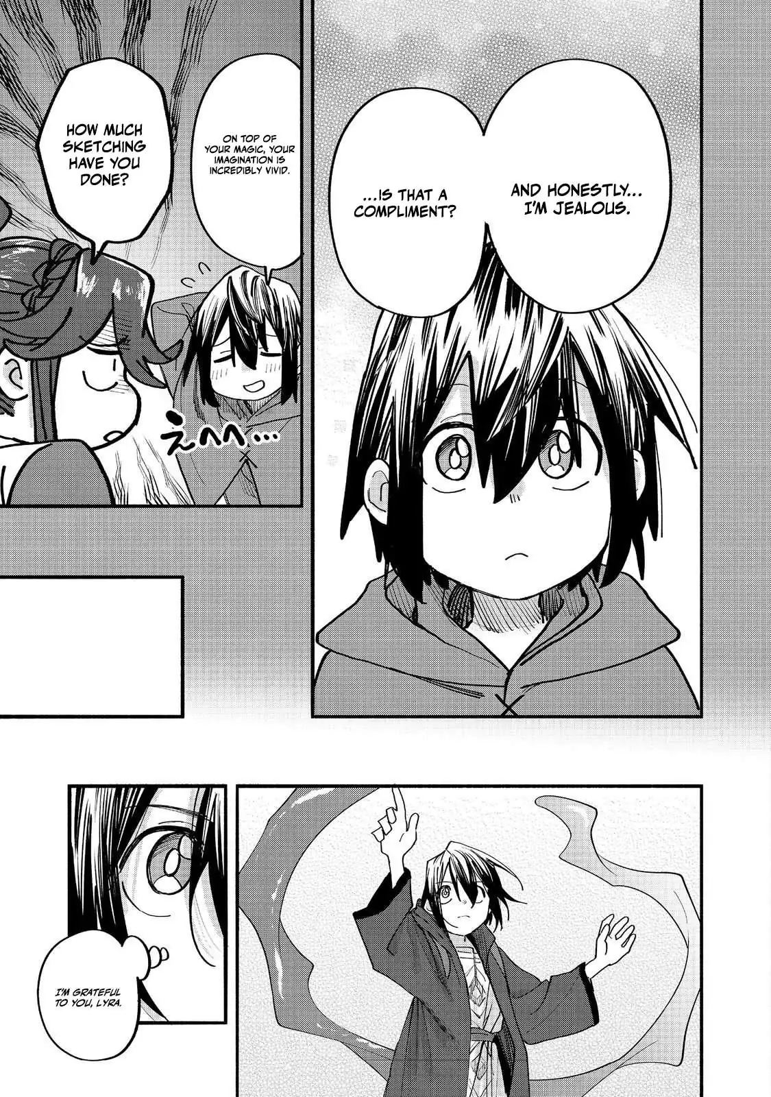 Kyou mo E ni Kaita Mochi ga Umai Chapter 50 page 23 - 