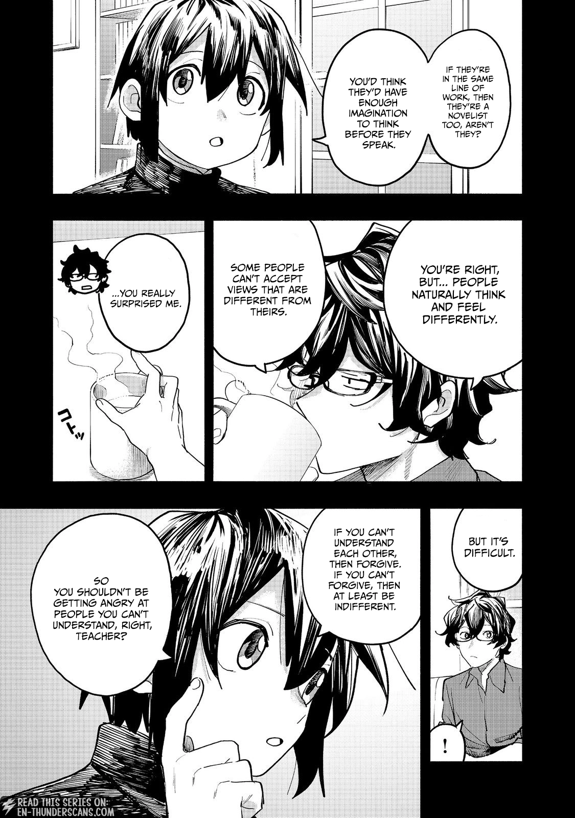 Kyou mo E ni Kaita Mochi ga Umai Chapter 53 page 4 - 