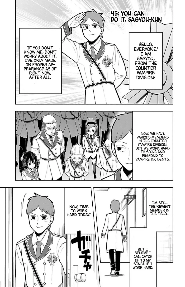 Kyuuketsuki Sugu Shinu Chapter 45 page 1 - 