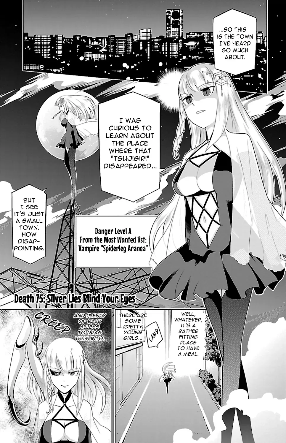 Kyuuketsuki Sugu Shinu Chapter 75 page 1 - 