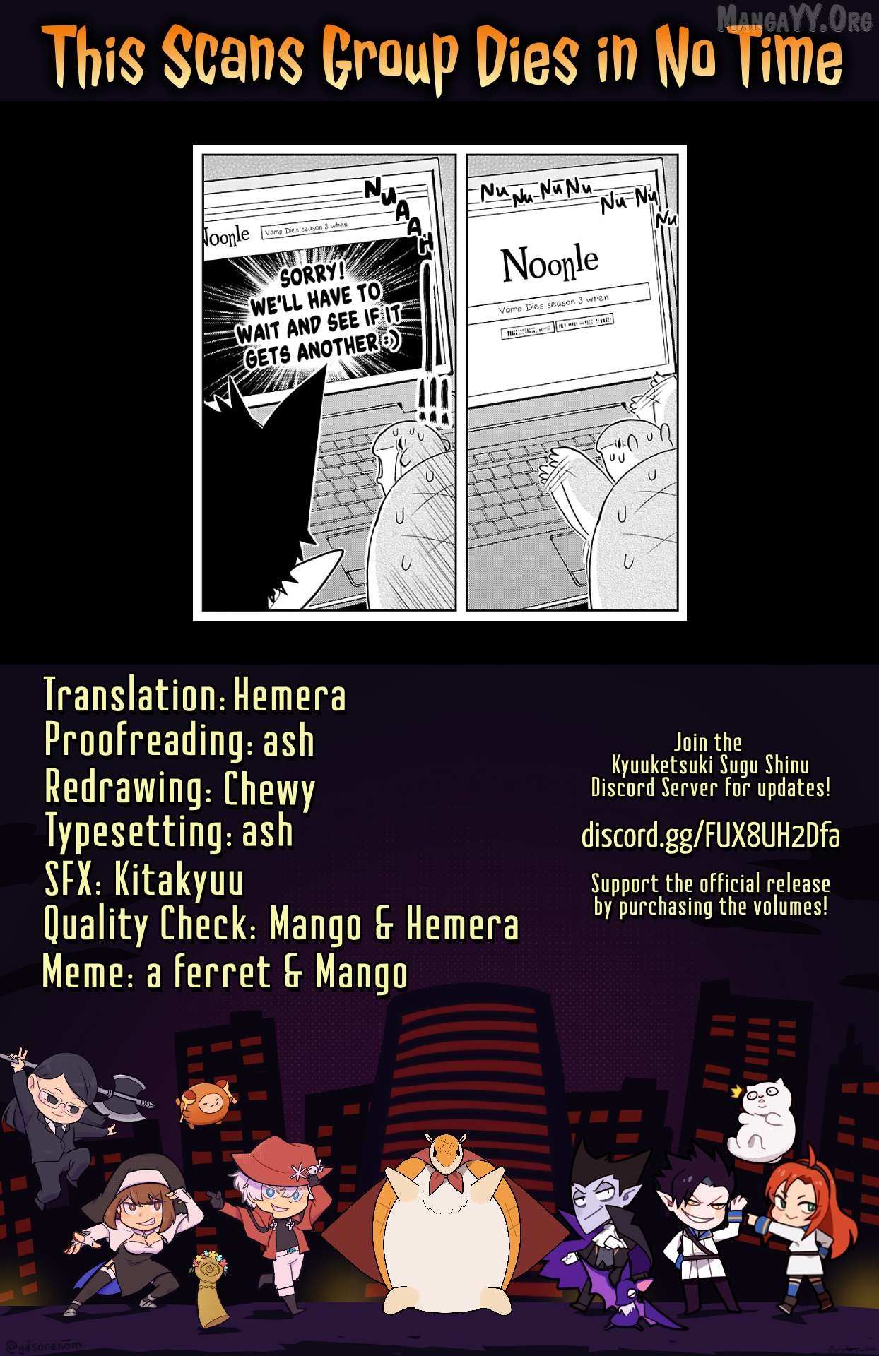 Kyuuketsuki Sugu Shinu Chapter 90 page 14 - 