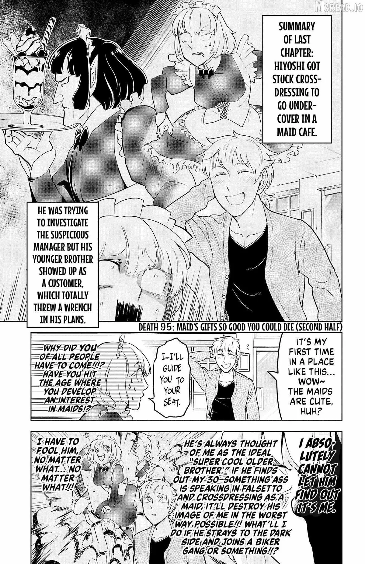 Kyuuketsuki Sugu Shinu Chapter 95 page 1 - 