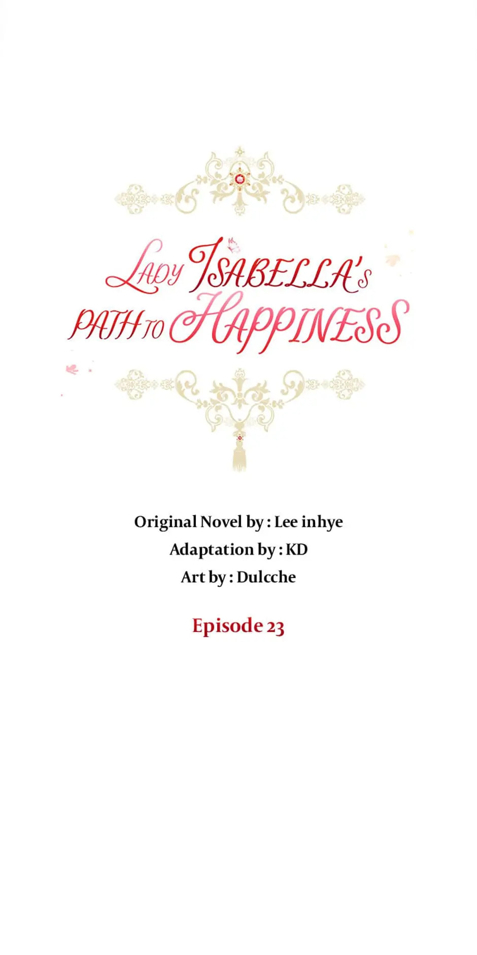 Lady Isabella's Path to Happiness Chapter 23 page 35 - 