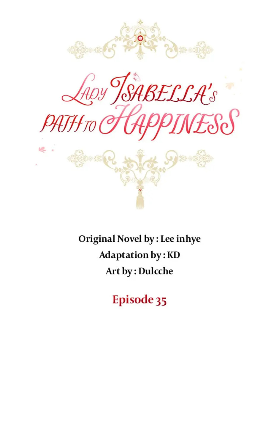 Lady Isabella's Path to Happiness Chapter 35 page 39 - 