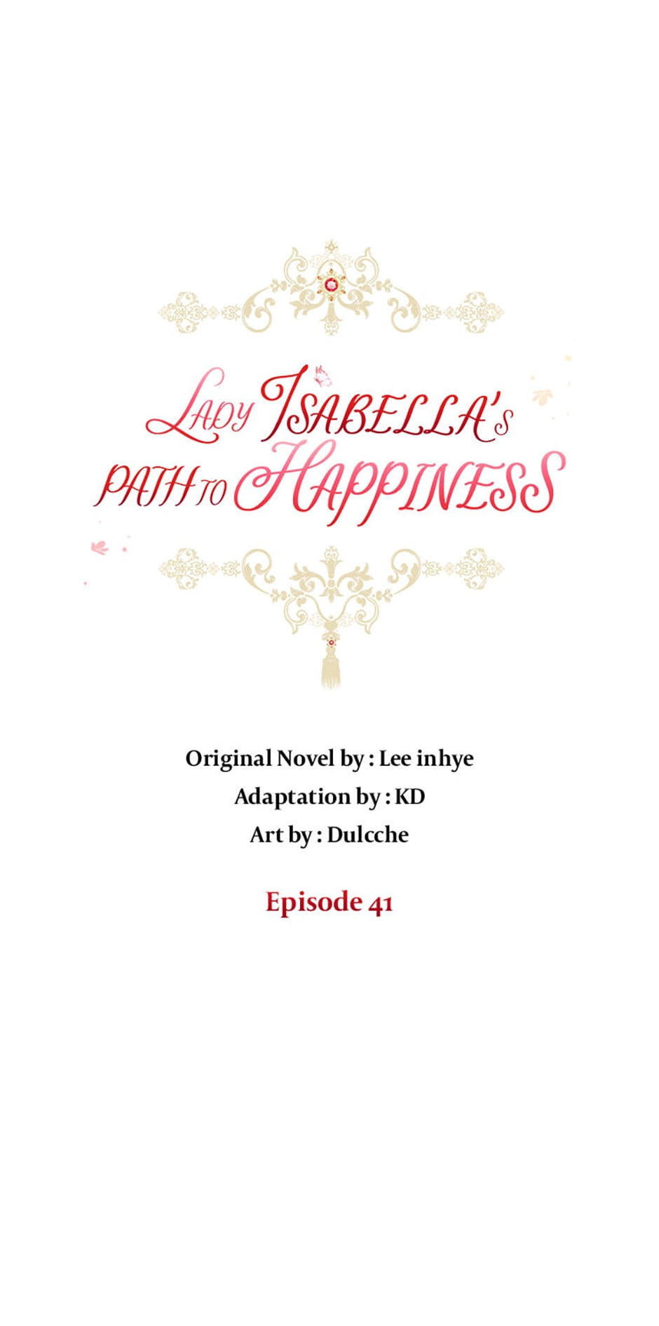 Lady Isabella's Path to Happiness Chapter 41 page 1 - 