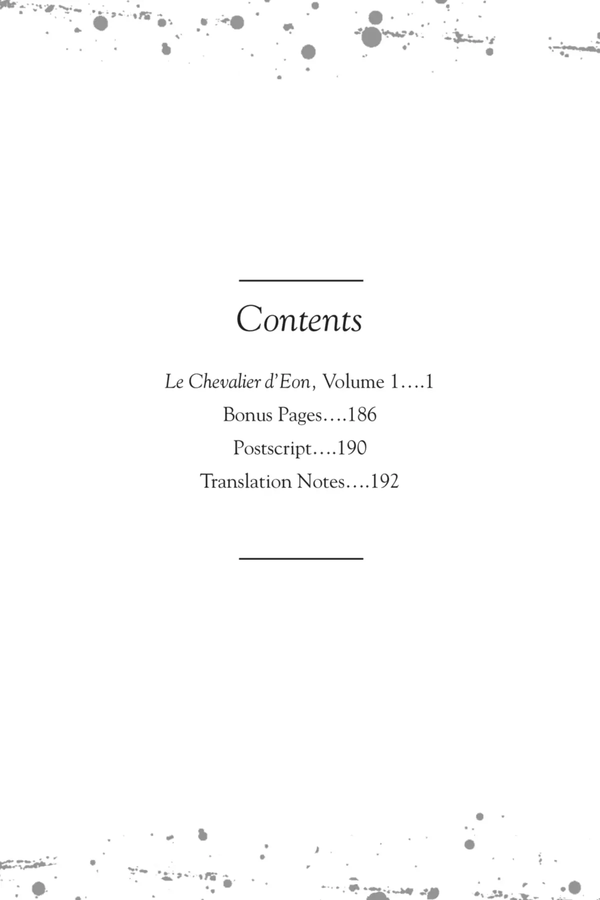 Le Chevalier D'eon Chapter 1 page 3 - 