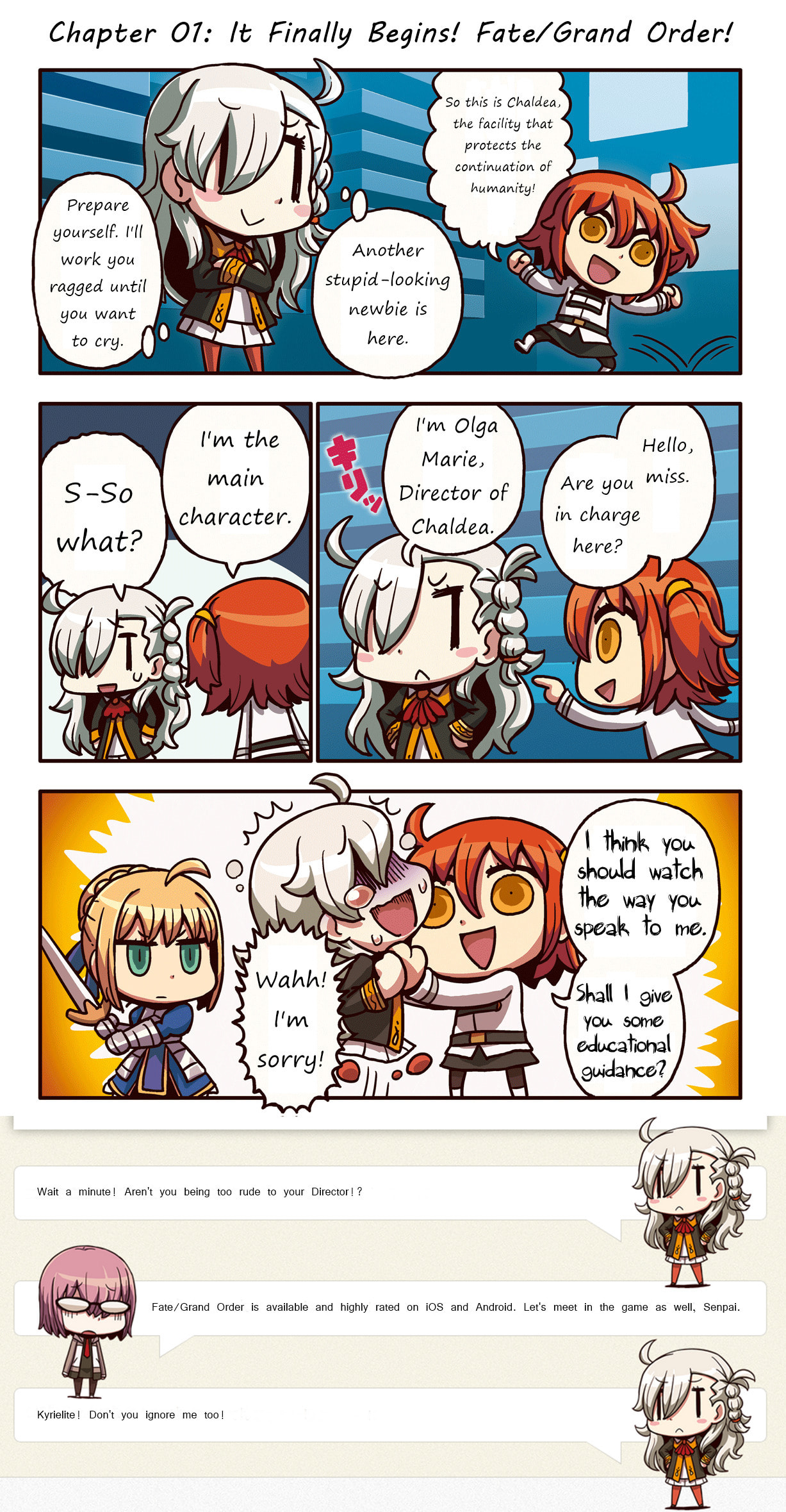 Learning with Manga! Fate/Grand Order Chapter 1 page 1 - 