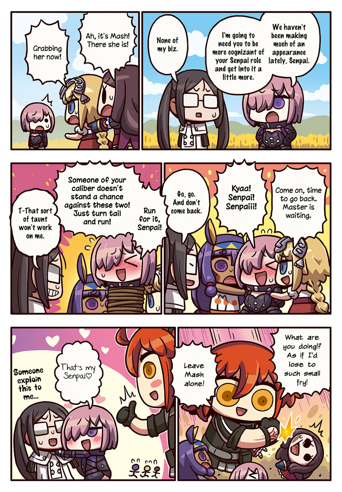 Learning with Manga! Fate/Grand Order Chapter 197 page 1 - 