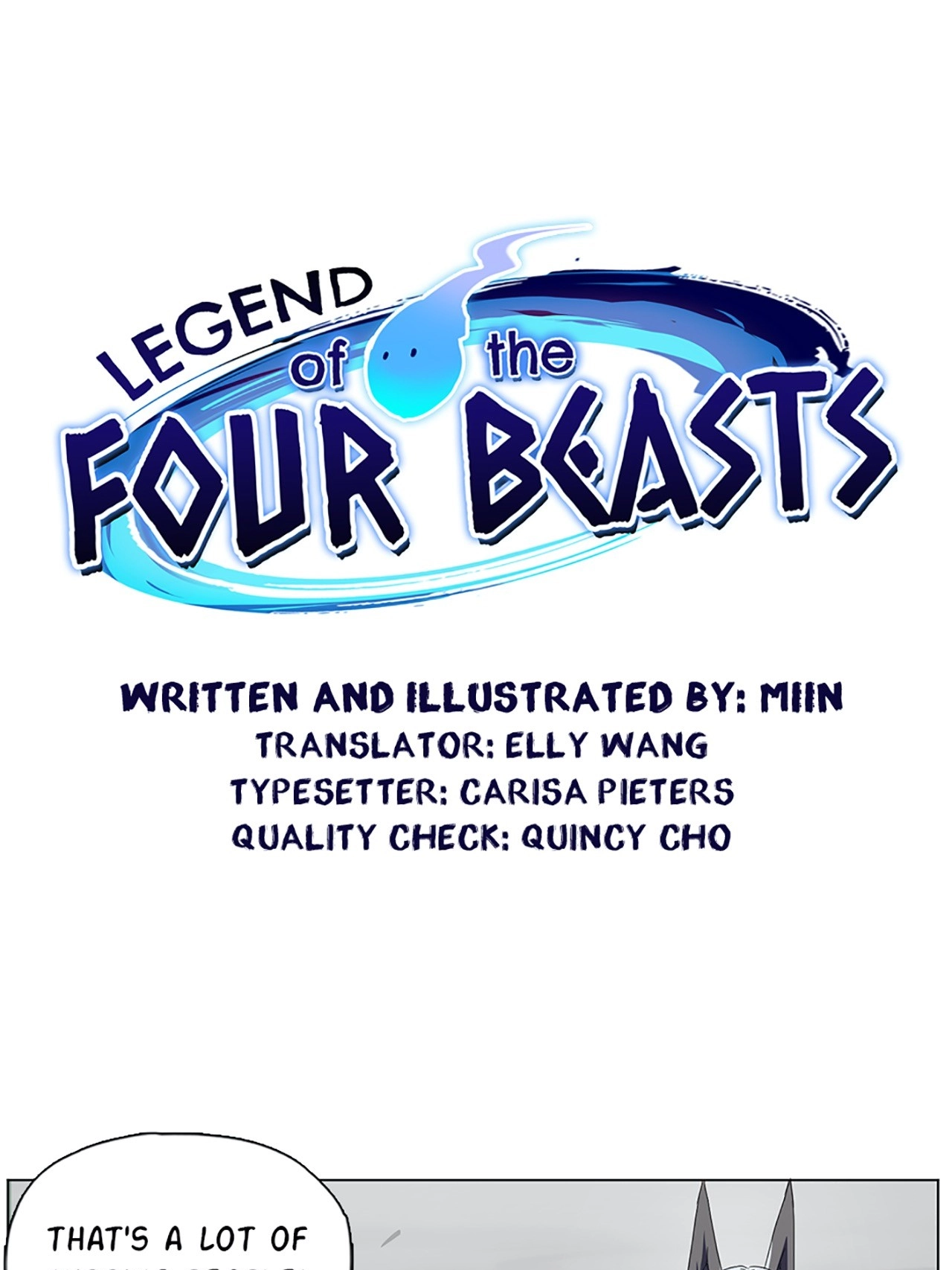 Legend of the Four Beasts Chapter 17 page 1 - 